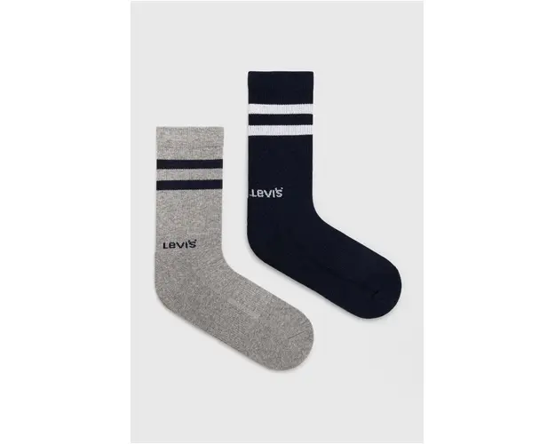 Levi's sosete 2-pack culoarea albastru marin