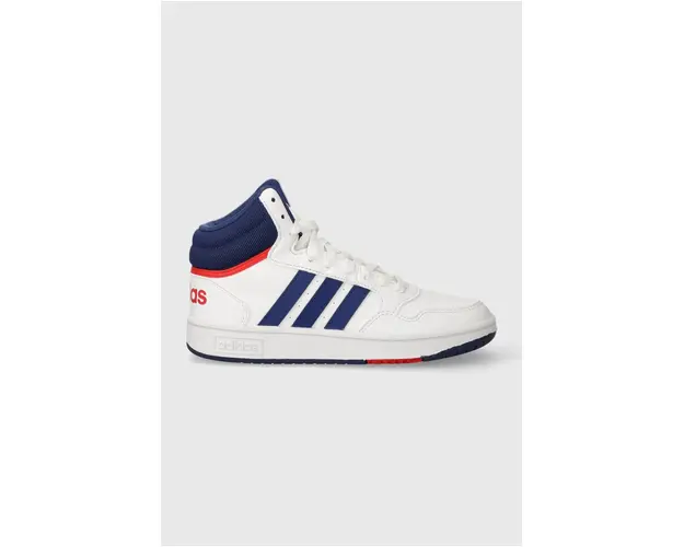 adidas Originals sneakers pentru copii HOOPS 3.0 MID K culoarea alb
