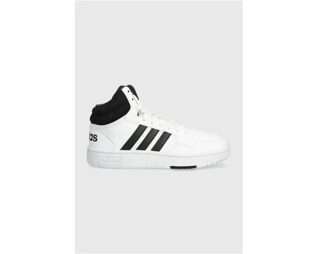 adidas Originals sneakers pentru copii HOOPS 3.0 MID K culoarea alb