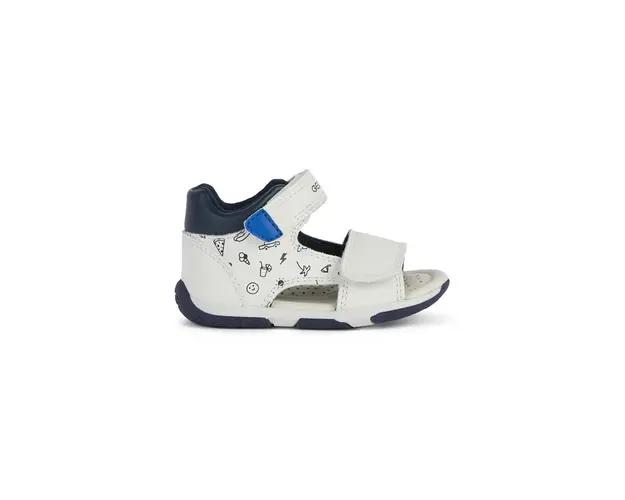 Geox sandale copii SANDAL TAPUZ culoarea alb