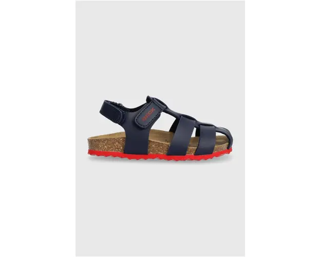 Geox sandale copii SANDAL CHALKI culoarea albastru marin