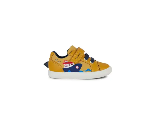 Geox sneakers pentru copii GISLI culoarea galben