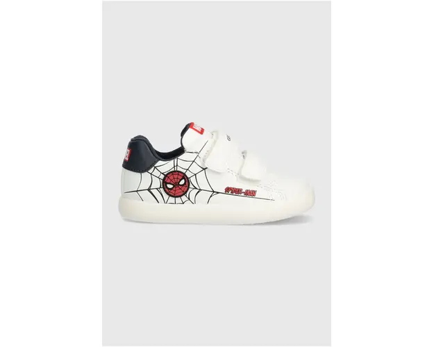 Geox sneakers pentru copii x Marvel, Spider-Man culoarea alb