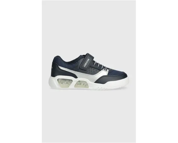Geox sneakers pentru copii ILLUMINUS culoarea albastru marin