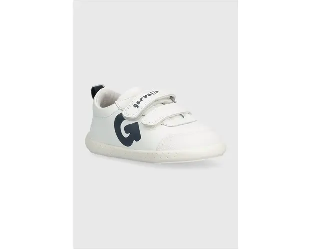 Garvalin tenisi din piele copii culoarea alb