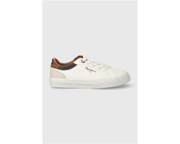 Pepe Jeans sneakers pentru copii KENTON COURT B culoarea alb