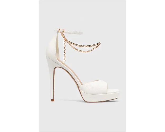 Aldo sandale PRISILLA culoarea alb