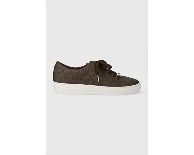 MICHAEL Michael Kors sneakers Keaton culoarea maro, 43R4KTFS1B