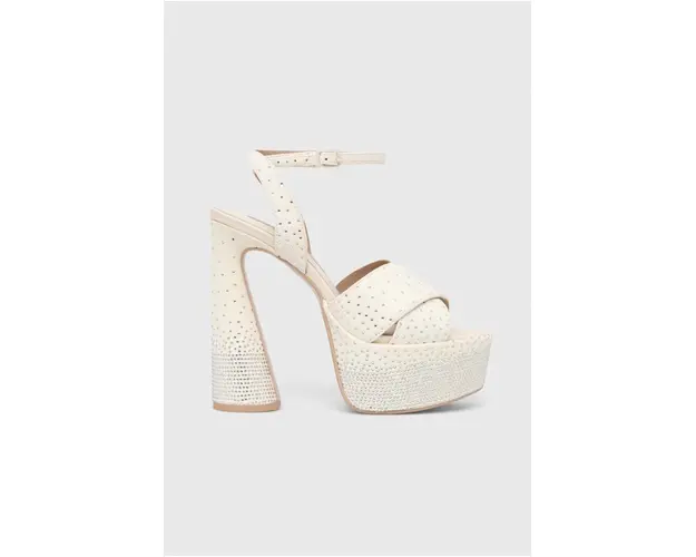 Kat Maconie sandale din piele intoarsa Cady culoarea bej