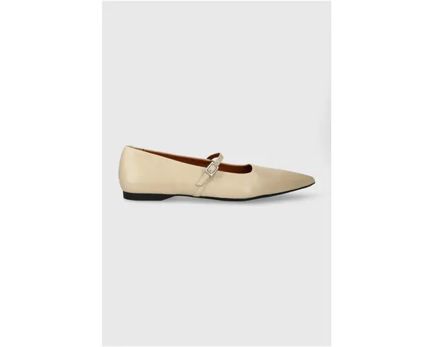 Vagabond Shoemakers balerini de piele HERMINE culoarea bej, 5533.001.37