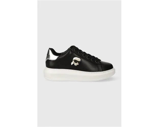 Karl Lagerfeld sneakers din piele KAPRI culoarea negru, KL62530N