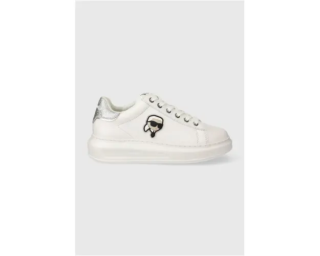 Karl Lagerfeld sneakers din piele KAPRI culoarea alb, KL62530N