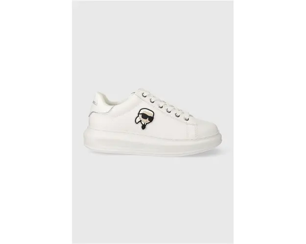 Karl Lagerfeld sneakers din piele KAPRI culoarea alb, KL62530N