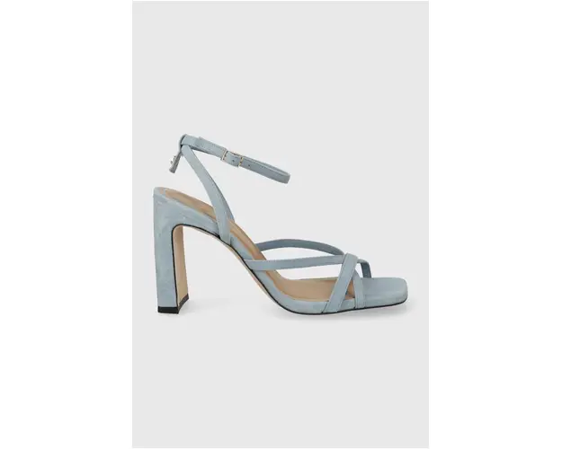 BOSS sandale din piele intoarsa Rose 50516197