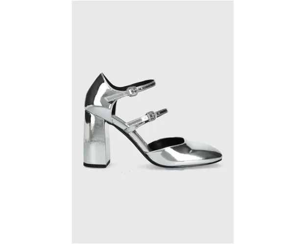 MAX&Co. pumps culoarea argintiu, cu toc drept 2416520000000