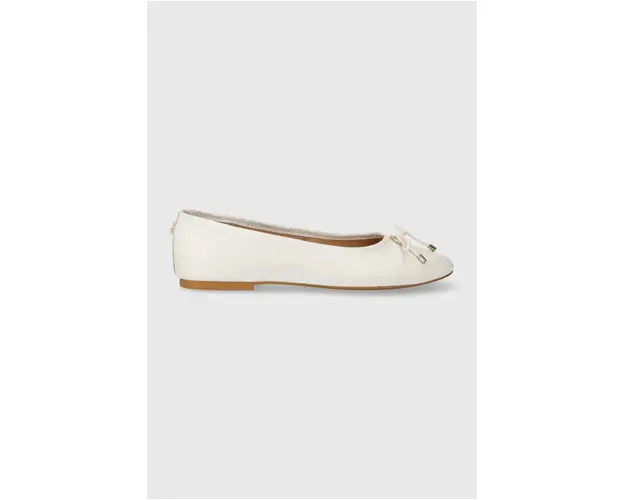 Steve Madden balerini de piele Blossoms culoarea alb, SM11002909