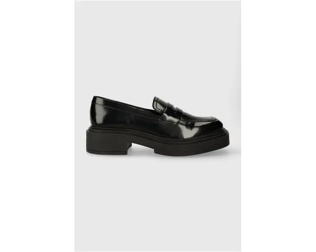 Steve Madden mocasini Charley femei, culoarea negru, cu platforma, SM11002970