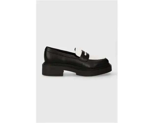 Steve Madden mocasini Charley femei, culoarea negru, cu toc plat, SM11002970