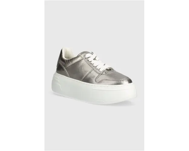 Marc O'Polo sneakers din piele culoarea argintiu, 40117043501134 NN2M3066