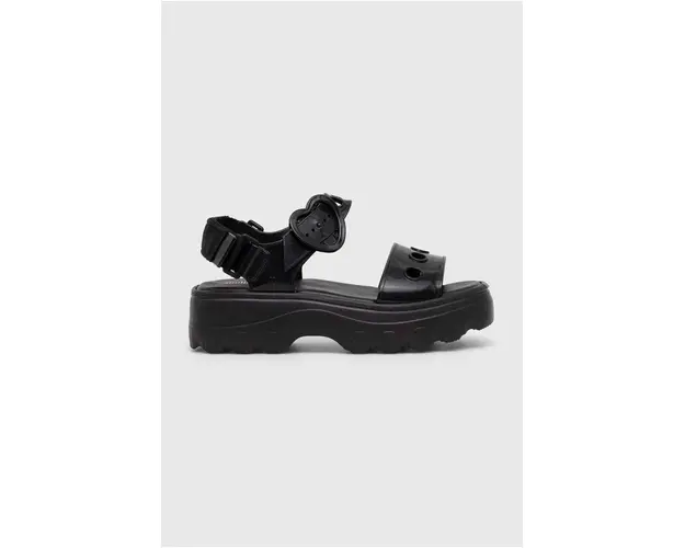Melissa sandale MELISSA KICK OFF HOT AD femei, culoarea negru, cu platforma, M.33950.T980