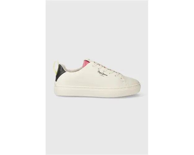 Pepe Jeans sneakers din piele PLS00005 culoarea alb, CAMDEN ACTION W