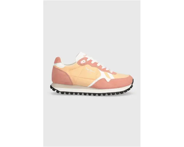 Pepe Jeans sneakers PLS40013 culoarea portocaliu, BRIT-ON PRINT W