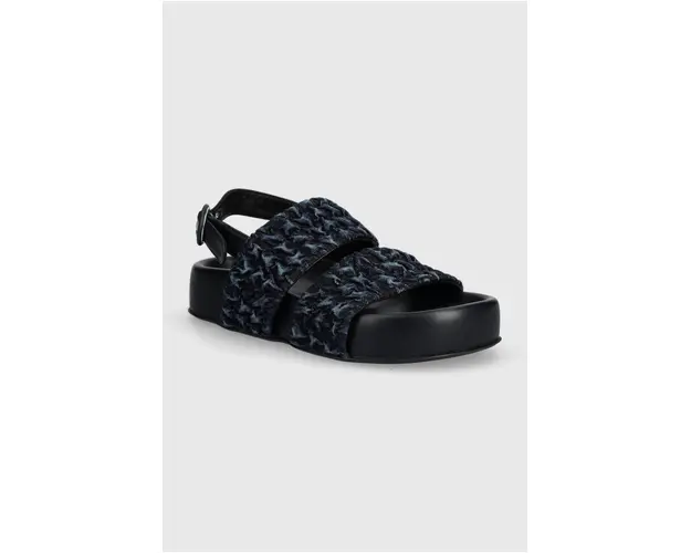 AGL sandale Jane Gofree femei, culoarea albastru marin, cu platforma, D685008PGK7670A976