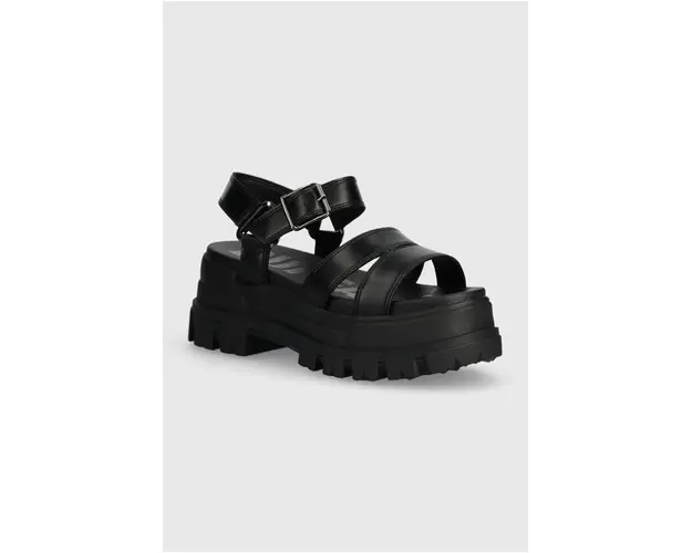 Buffalo sandale Aspha Ts Sandal femei, culoarea negru, cu platforma, 1602188.BLK