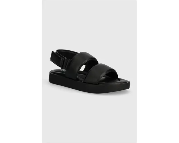 Inuikii sandale Padded Velcro femei, culoarea negru, 70106-135
