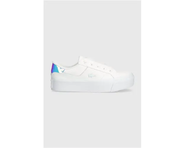 Lacoste sneakers Ziane Platform Leather culoarea alb, 47CFA0004