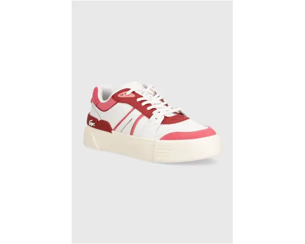Lacoste sneakers L002 Evo Logo Tongue Leather culoarea alb, 47SFA0056