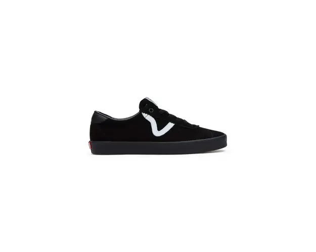 Vans tenisi de piele Sport Low femei, culoarea negru, VN000CQRBKA1