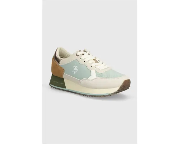 U.S. Polo Assn. sneakers SACHA culoarea verde, SACHA002W 4ST1