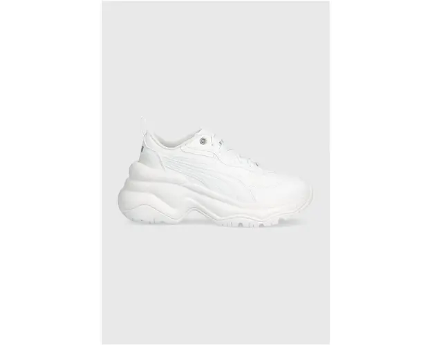 Puma sneakers Cilia Wedge culoarea alb 393915