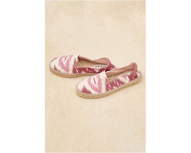 Manebi espadrile Tulum Flat Espadrilles culoarea roz, G 1.7 N0