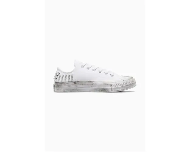 Converse tenisi Chuck 70 femei, culoarea alb, A07208C