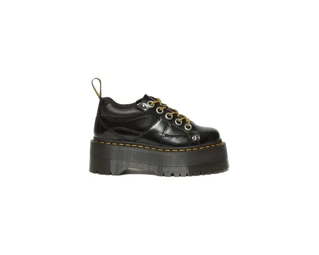 Dr. Martens pantofi de piele 5i Quad Max femei, culoarea negru, cu platforma, DM31423001