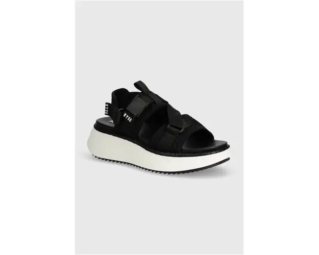 Steve Madden sandale Decorum femei, culoarea negru, cu platforma, SM11003017