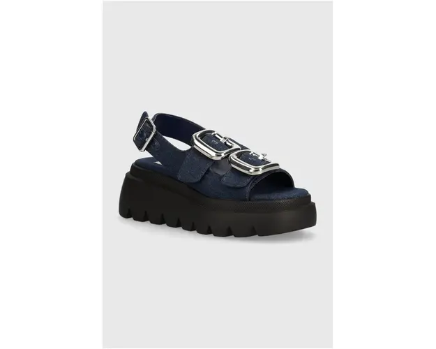 Steve Madden sandale Transporter femei, culoarea albastru marin, cu platforma, SM11003060