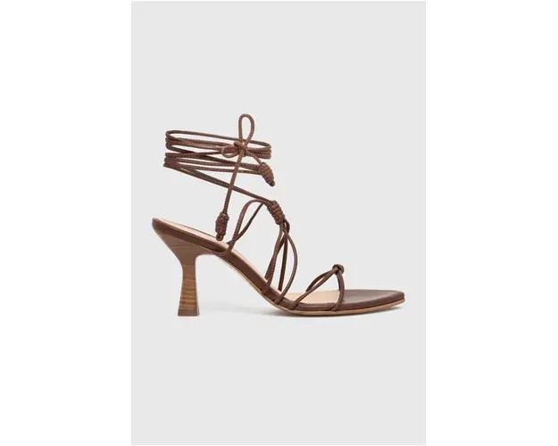 Alohas sandale de piele Belinda culoarea maro, S100214.02