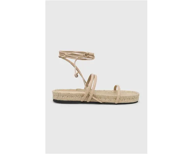 Alohas sandale de piele Rayna femei, culoarea bej, S100322.03