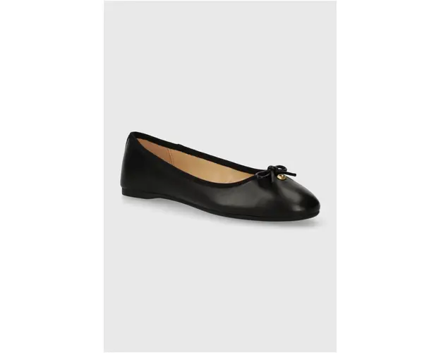 Coach balerini de piele Abigail culoarea negru, CS066