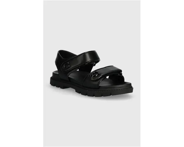 Coach sandale Brynn femei, culoarea negru, CS094