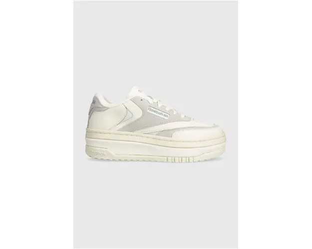 Reebok Classic sneakers din piele CLUB C culoarea bej