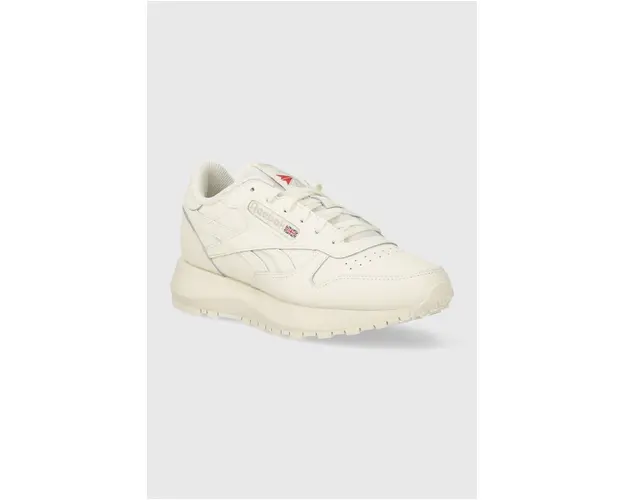 Reebok Classic sneakers din piele CLASSIC LEATHER culoarea bej
