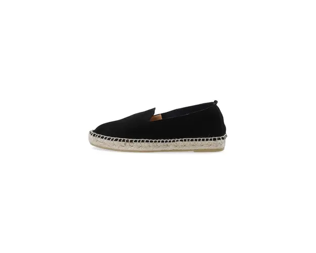 Bianco espadrile din piele intoarsa BIAMAYA culoarea negru, 11250398