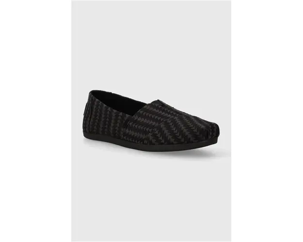 Toms espadrile Alpargata culoarea negru, 10020680