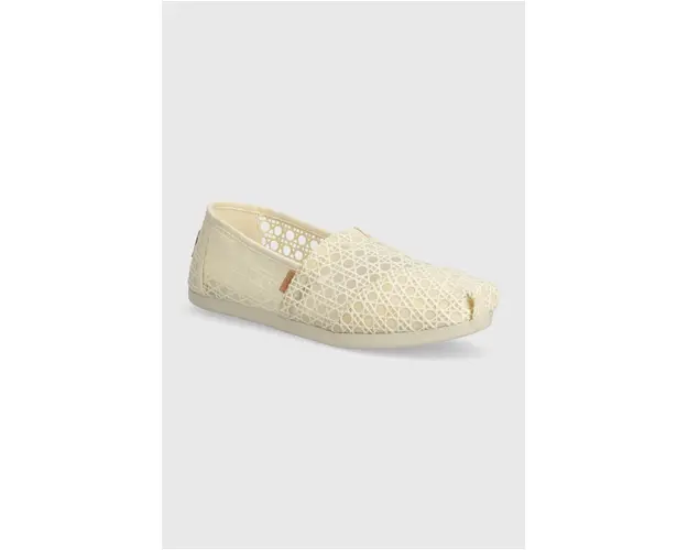 Toms espadrile Alpargata culoarea bej, 10020662