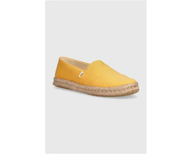 Toms espadrile Alpargata Rope 2.0 culoarea galben, 10020694