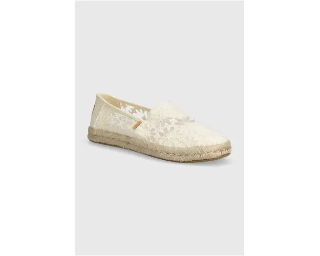Toms espadrile Alpargata Rope 2.0 culoarea bej, 10020685